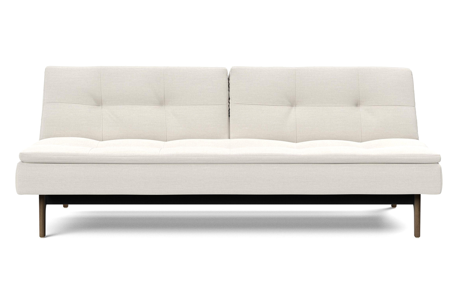 Innovation Living Dublexo Eik Sofa Bed Smoked Oak - 574 Vivus Dusty Off White