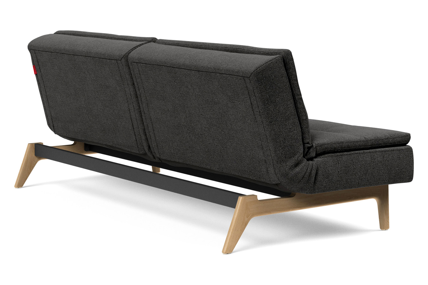 Innovation Living Dublexo Eik Sofa Bed Oak - 577 Kenya Dark Gray