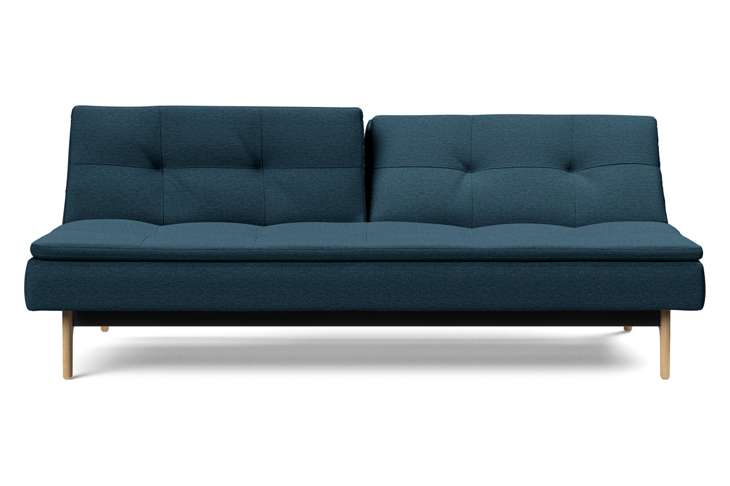 Innovation Living Dublexo Eik Sofa Bed Oak - 580 Argus Navy Blue