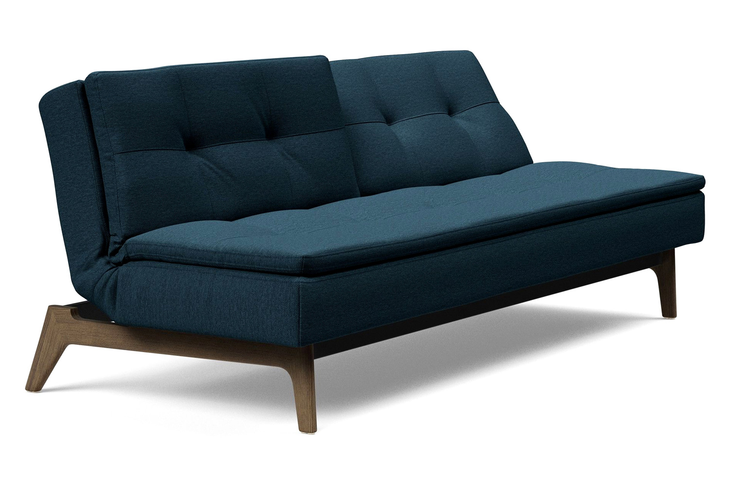 Innovation Living Dublexo Eik Sofa Bed Smoked Oak - 580 Argus Navy Blue