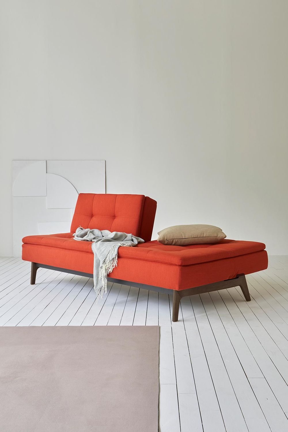 Innovation Living Dublexo Eik Sofa Bed Smoked Oak - 581 Argus Rust