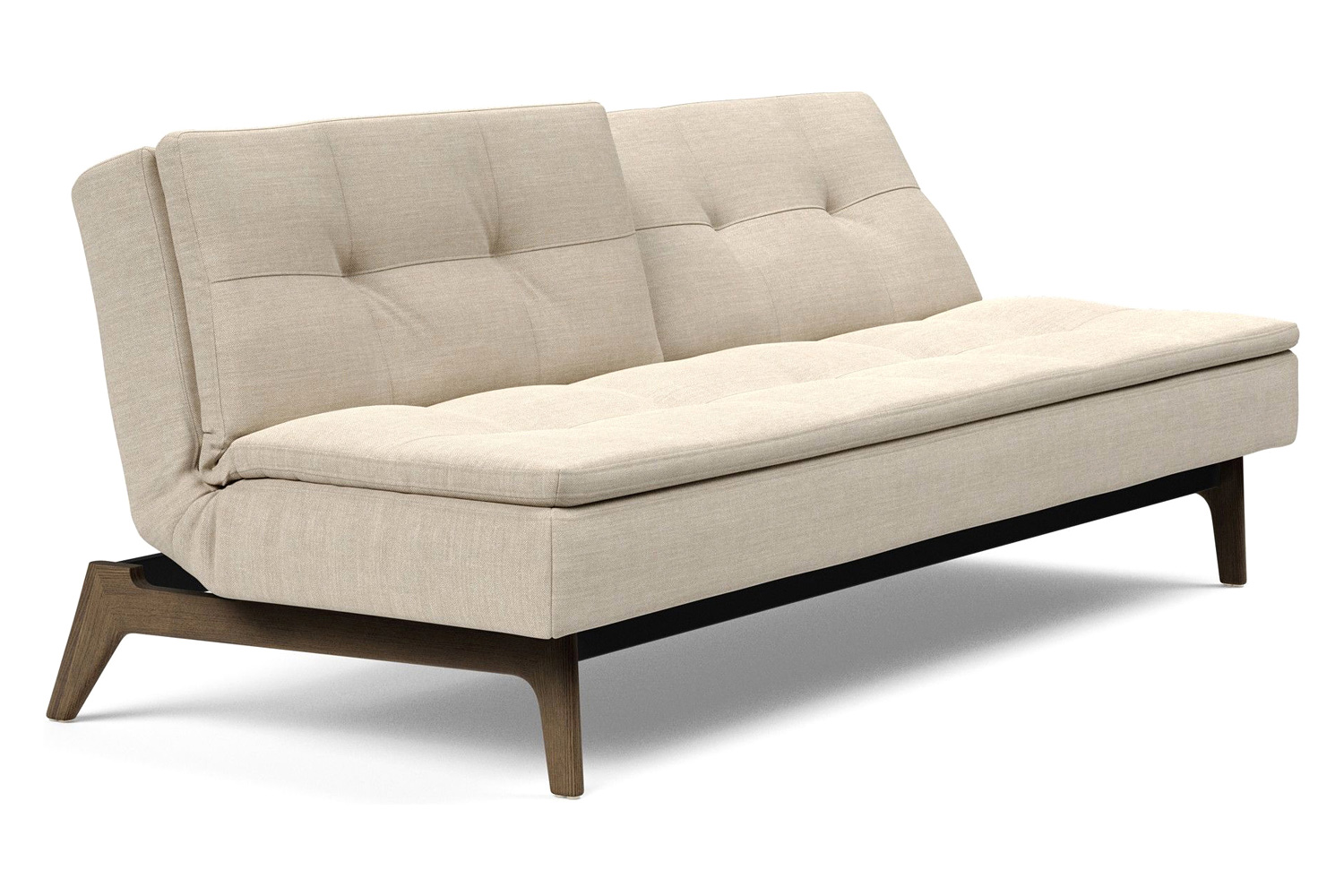 Innovation Living Dublexo Eik Sofa Bed Smoked Oak - 586 Phobos Latte