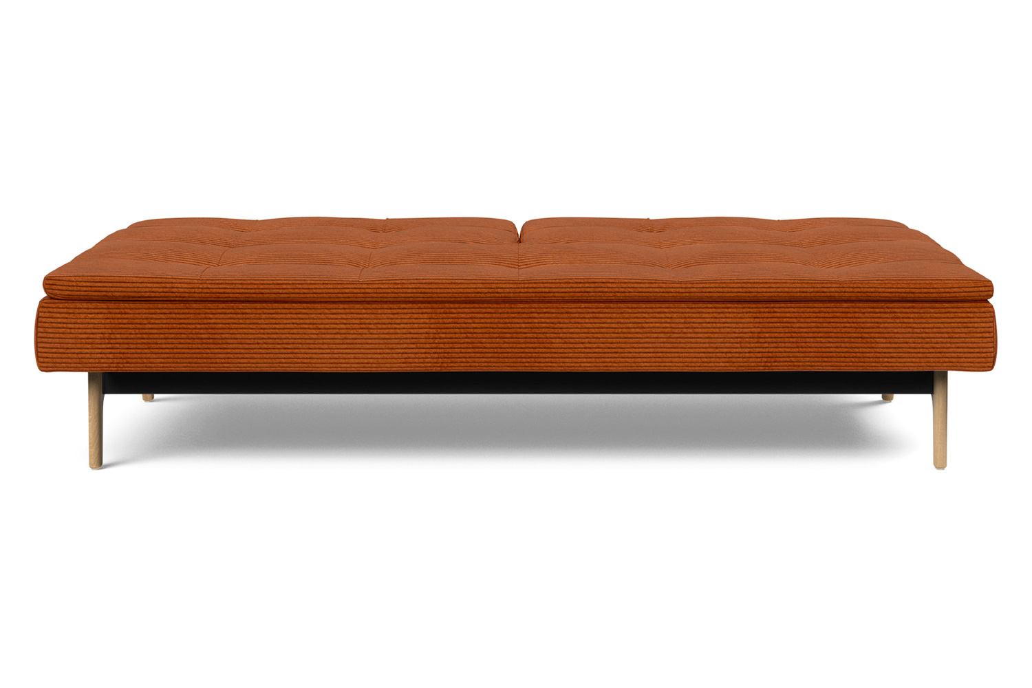 Innovation Living Dublexo Eik Sofa Bed Oak - 595 Corduroy Burnt Orange