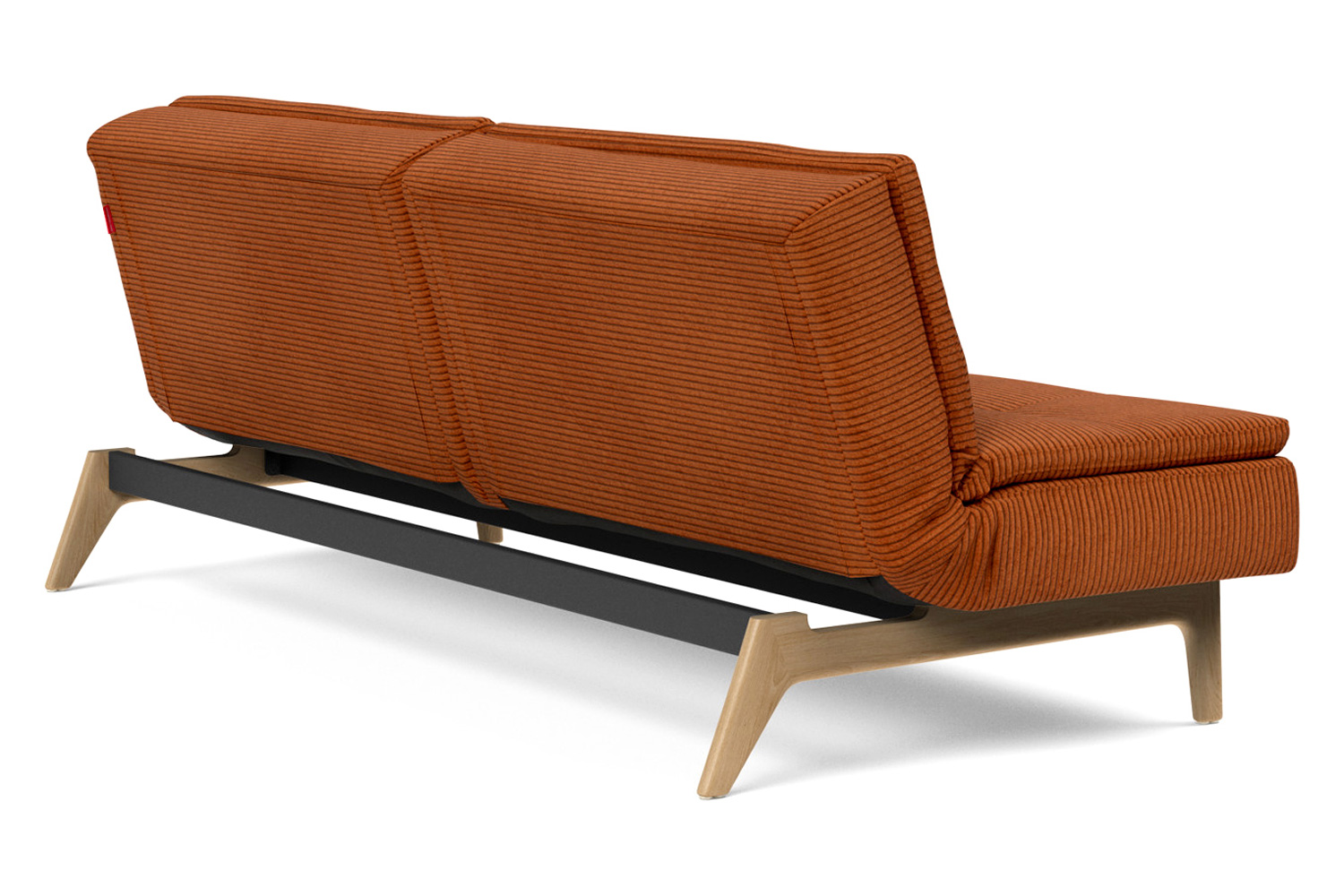 Innovation Living Dublexo Eik Sofa Bed Oak - 595 Corduroy Burnt Orange