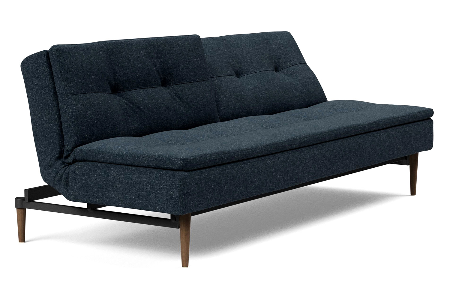 Innovation Living Dublexo Styletto Sofa Bed Dark Wood - 515 Nist Blue