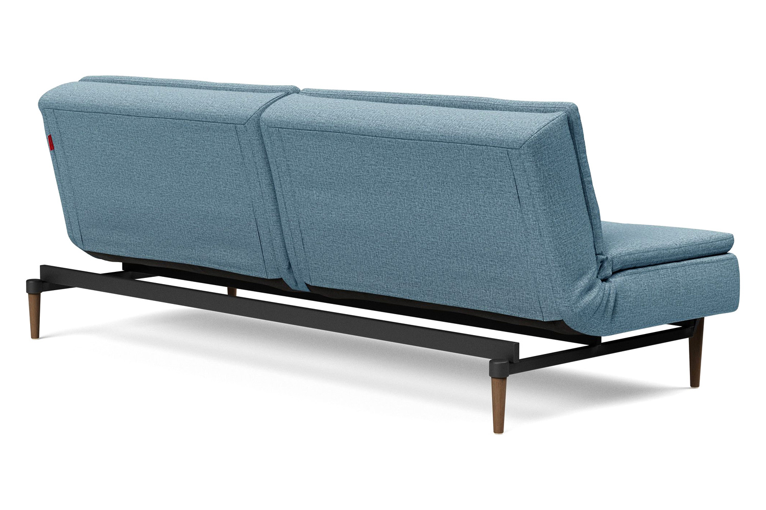 Innovation Living Dublexo Styletto Sofa Bed Dark Wood - 525 Mixed Dance Light Blue