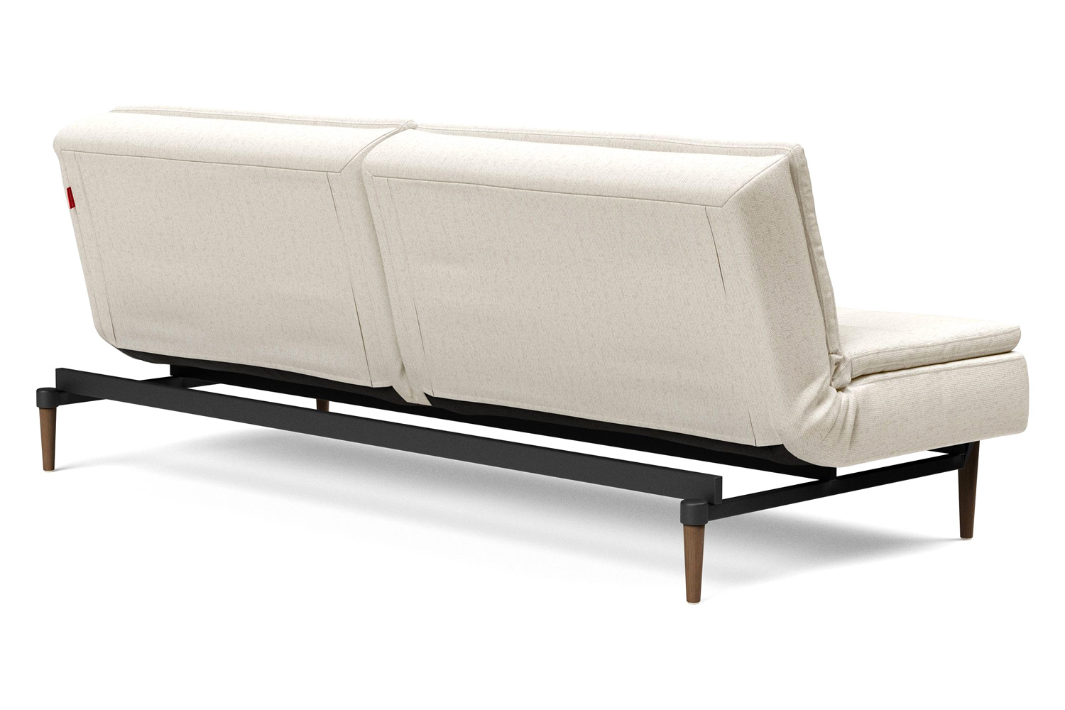 Innovation Living Dublexo Styletto Sofa Bed Dark Wood - 531 Bouclé Off White