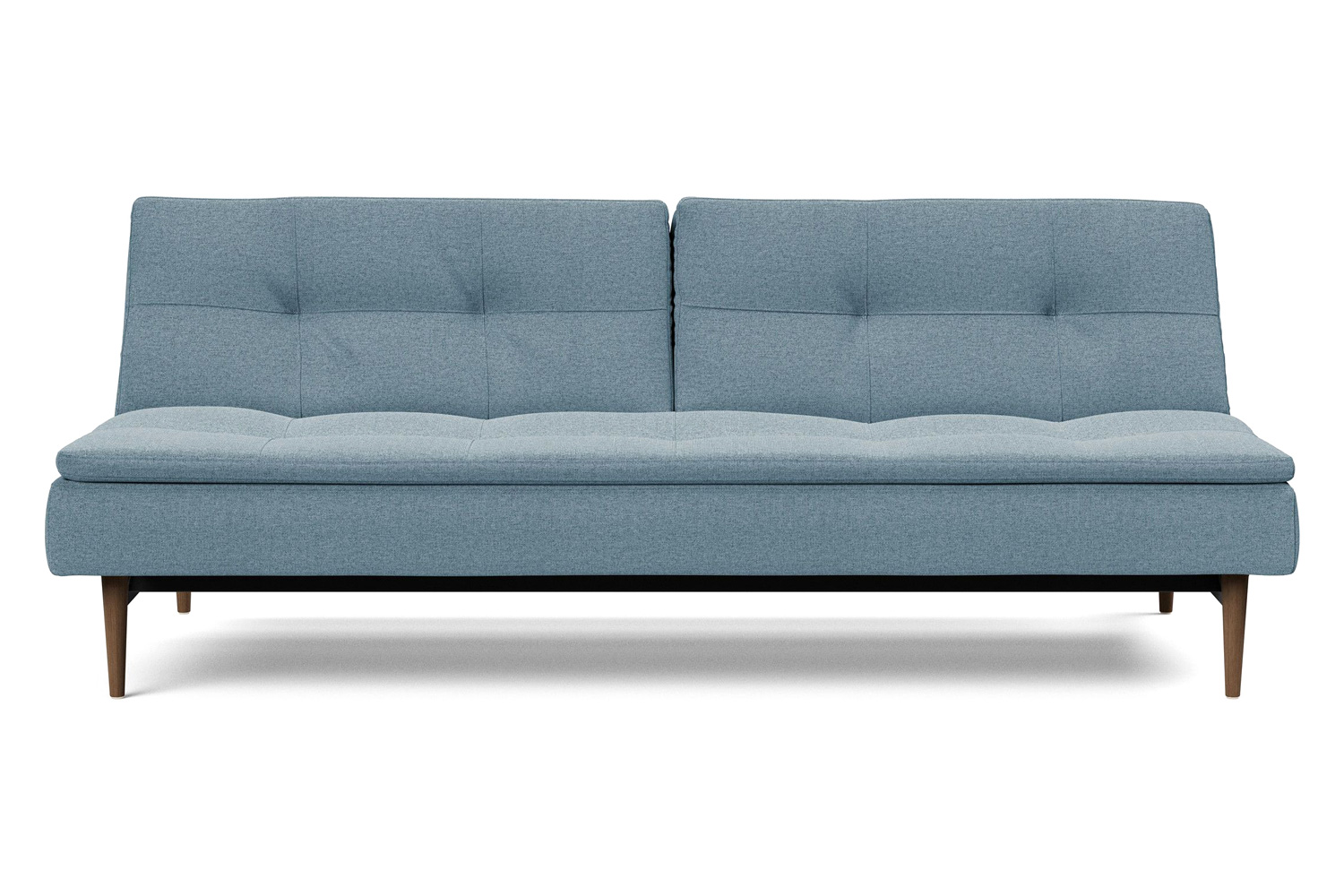 Innovation Living Dublexo Styletto Sofa Bed Dark Wood - 558 Soft Indigo