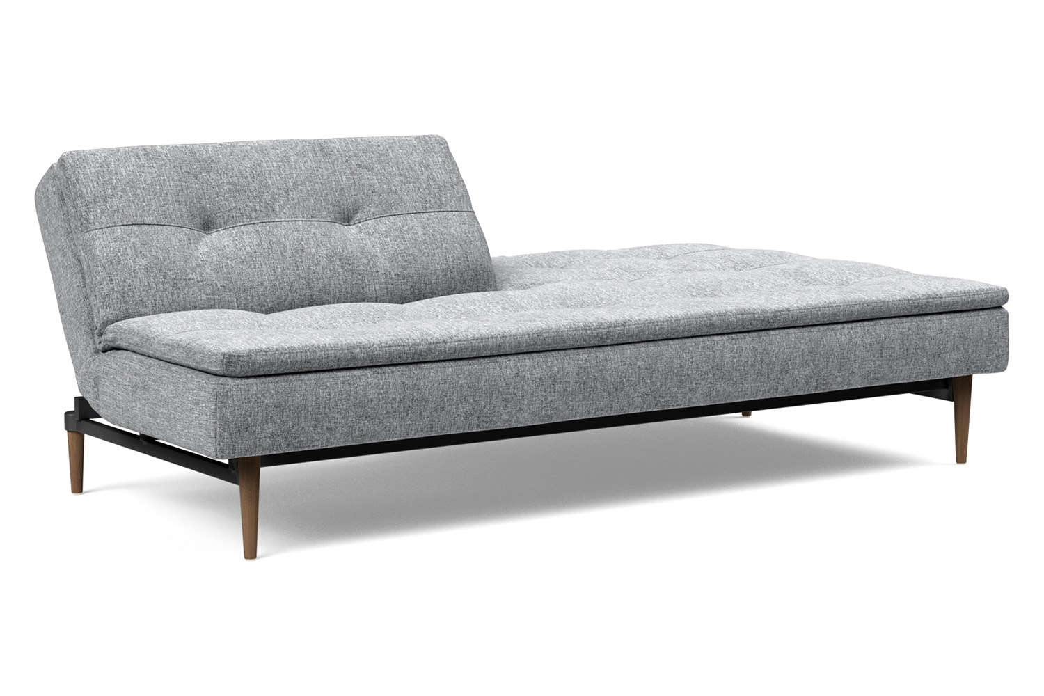 Innovation Living Dublexo Styletto Sofa Bed Dark Wood - 565 Twist Granite