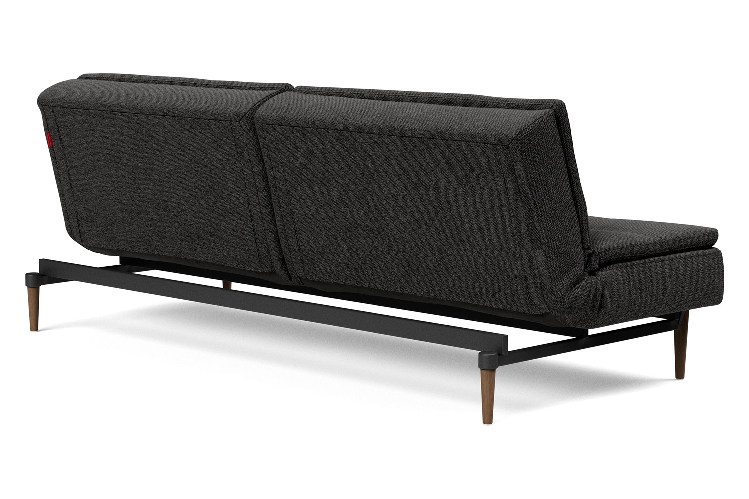 Innovation Living Dublexo Styletto Sofa Bed Dark Wood - 577 Kenya Dark Gray