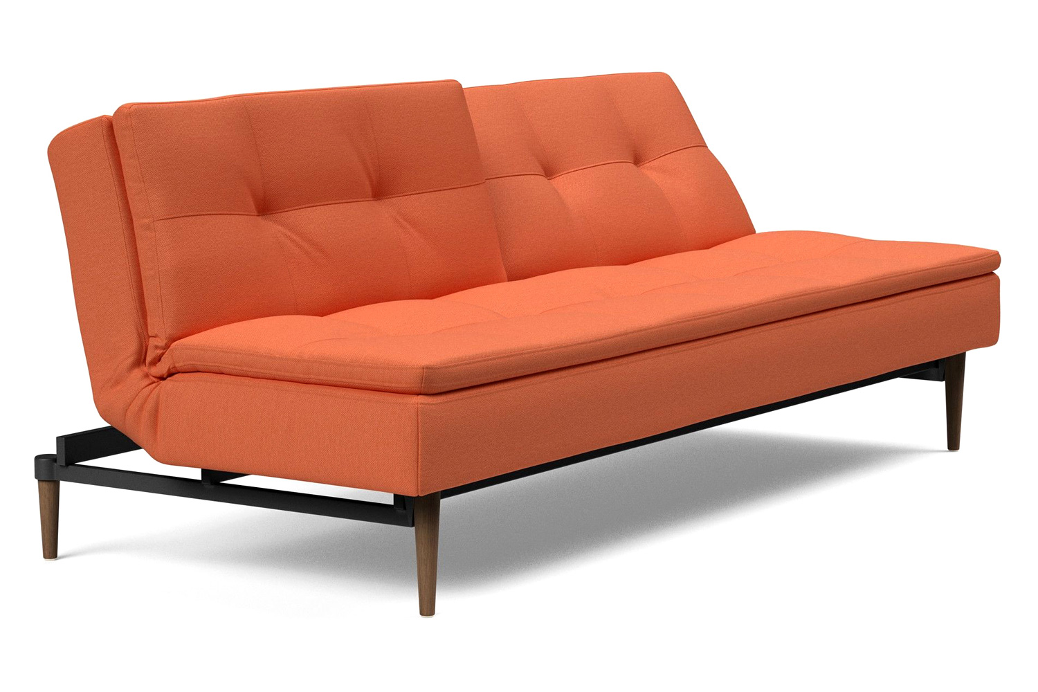 Innovation Living Dublexo Styletto Sofa Bed Dark Wood - 581 Argus Rust