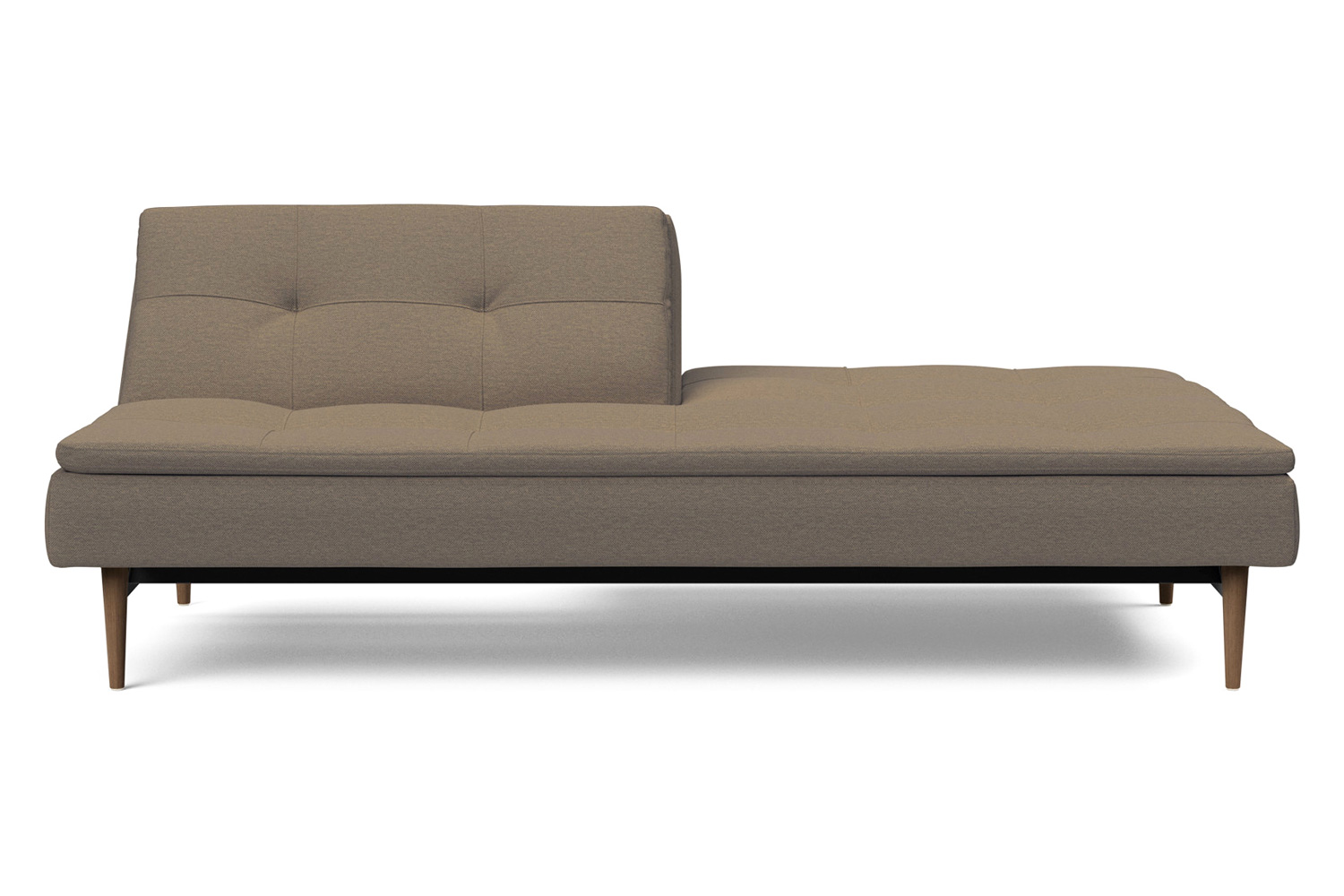 Innovation Living Dublexo Styletto Sofa Bed Dark Wood - 585 Argus Brown