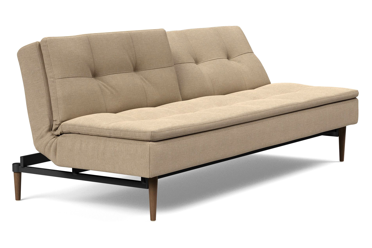 Innovation Living Dublexo Styletto Sofa Bed Dark Wood - 587 Phobos Mocha