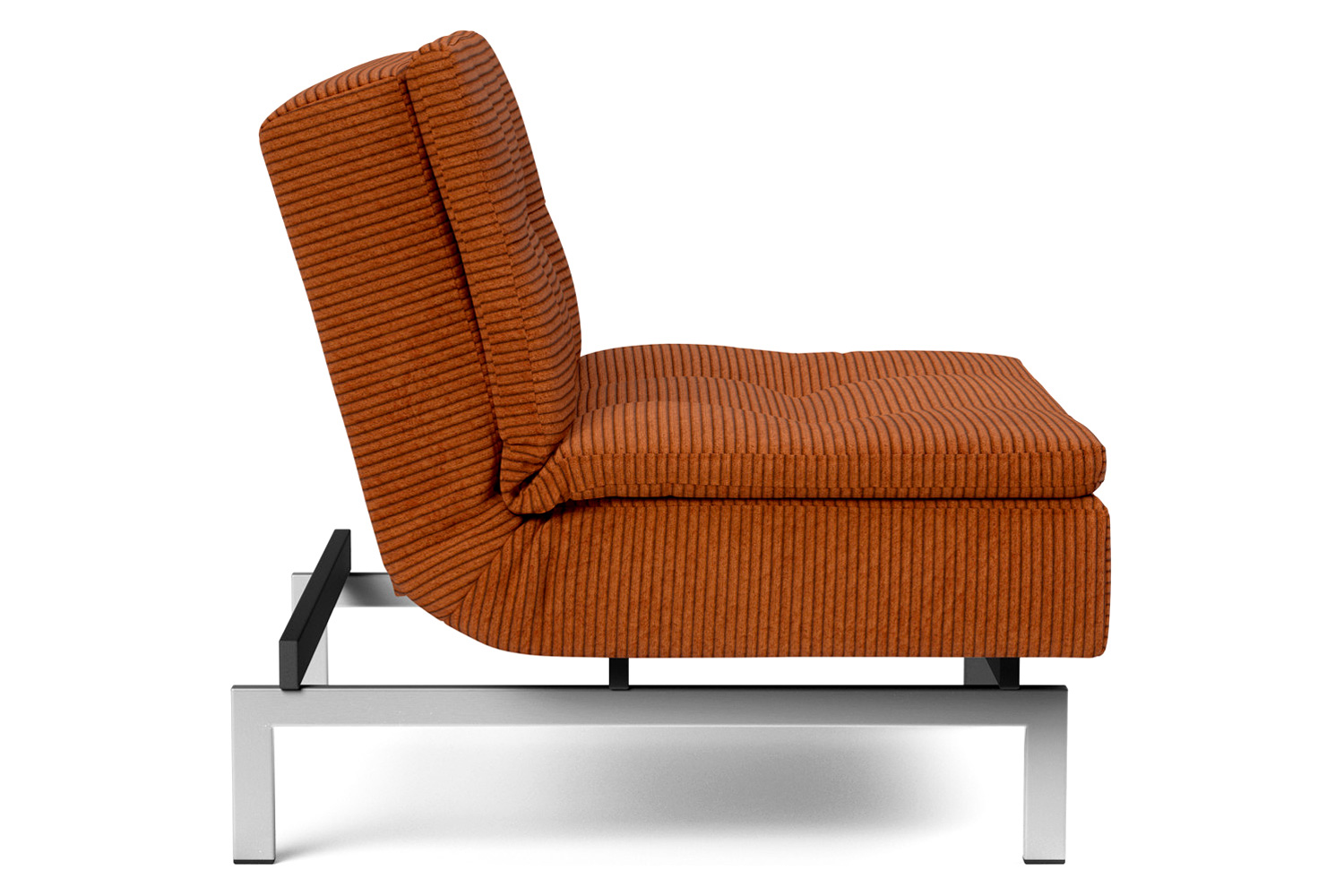 Innovation Living Dublexo Stainless Steel Chair - 595 Corduroy Burnt Orange