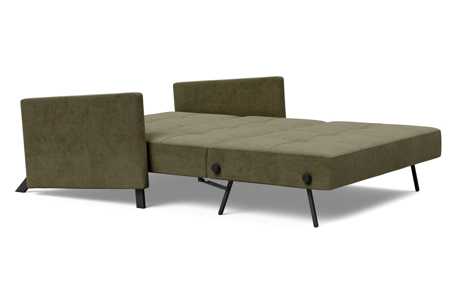 Innovation Living Cubed Full Size Sofa Bed with Arms - 316 Cordufine Pine Green