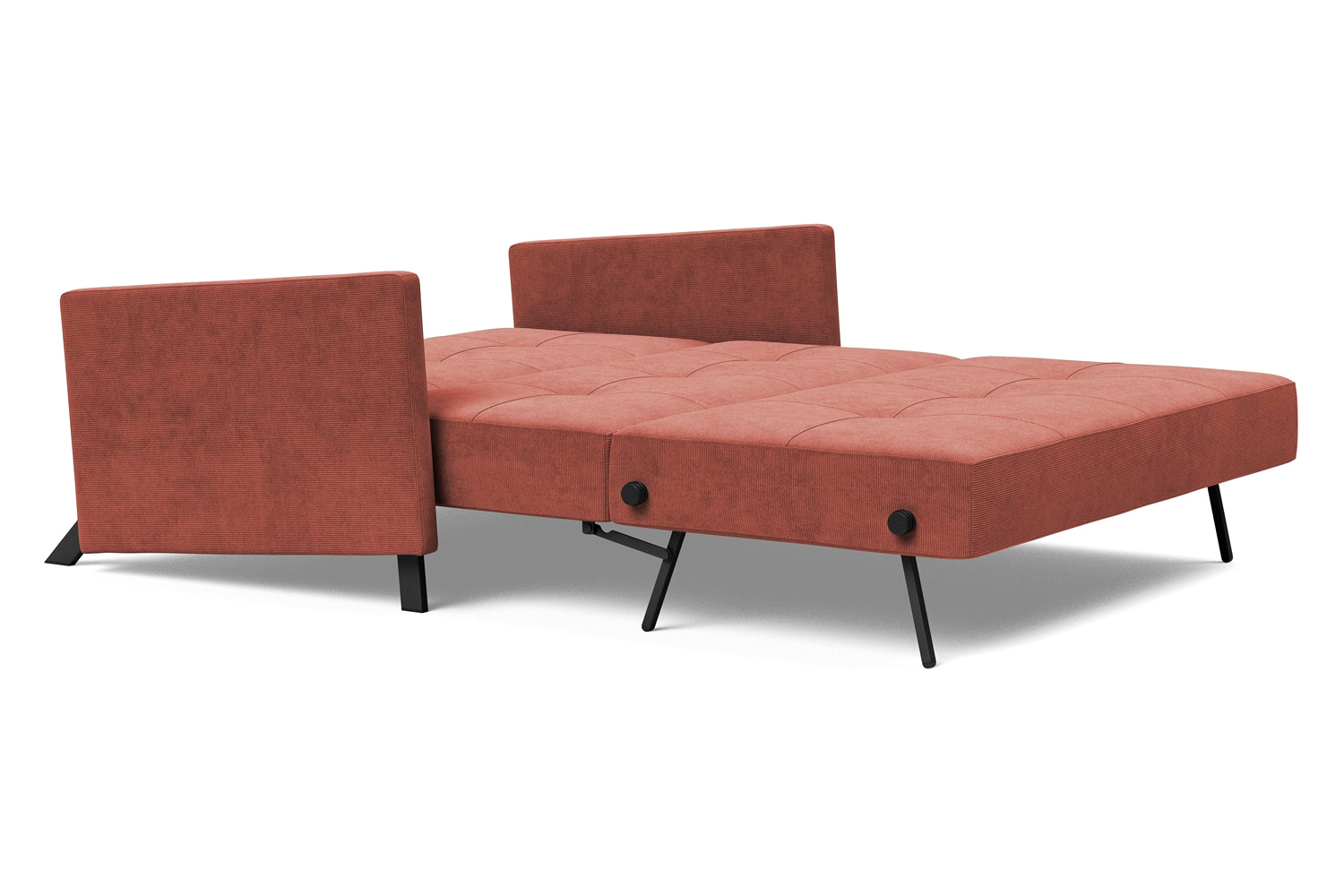 Innovation Living Cubed Full Size Sofa Bed with Arms - 317 Cordufine Rust