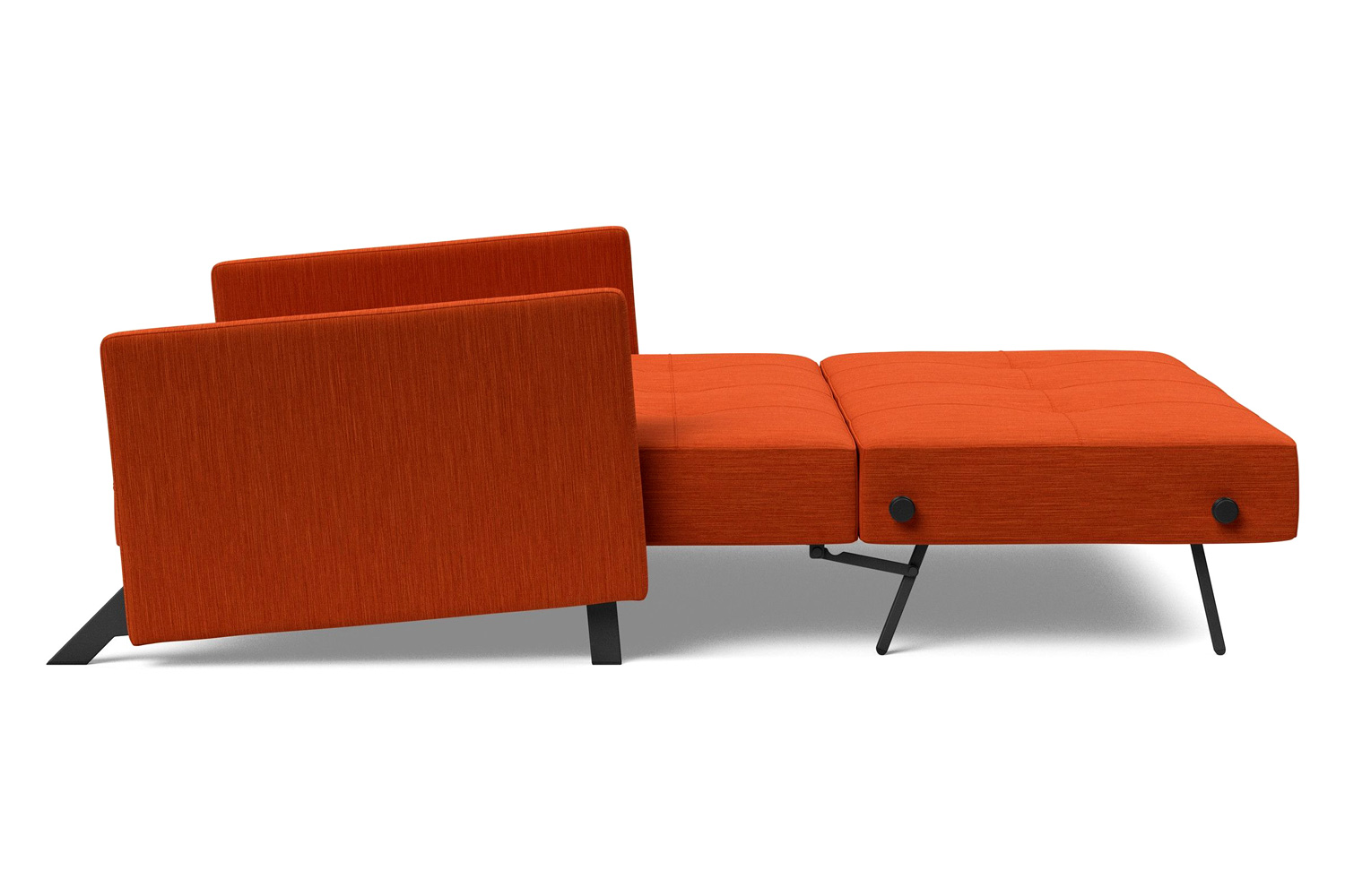 Innovation Living Cubed Full Size Sofa Bed with Arms - 506 Elegance Paprika