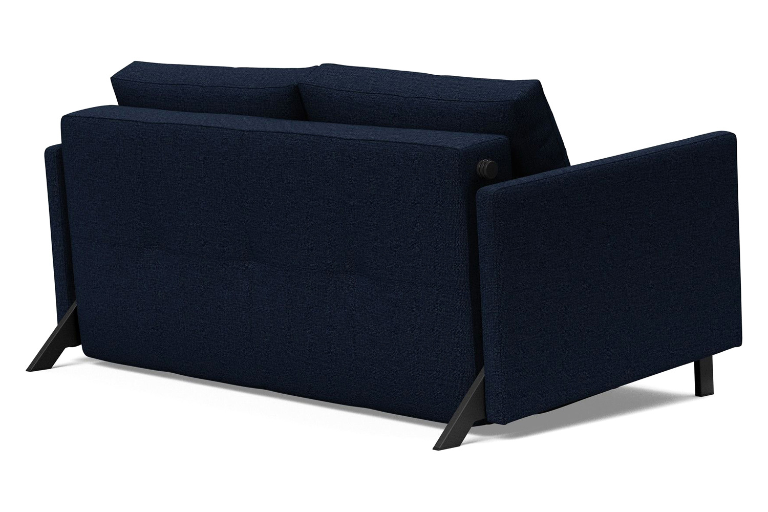 Innovation Living Cubed Full Size Sofa Bed with Arms - 528 Mixed Dance Blue