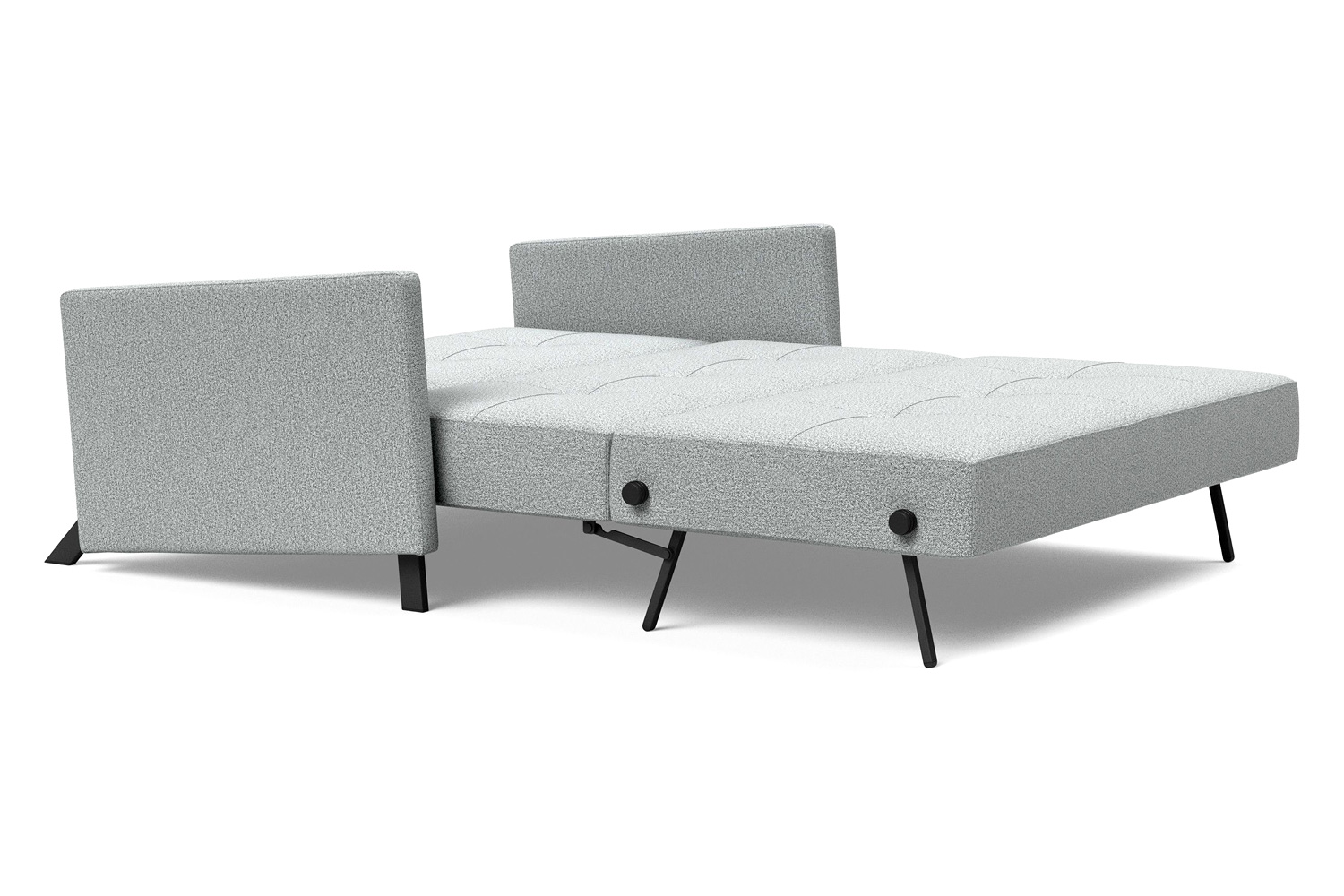 Innovation Living Cubed Full Size Sofa Bed with Arms - 538 Melange Light Gray