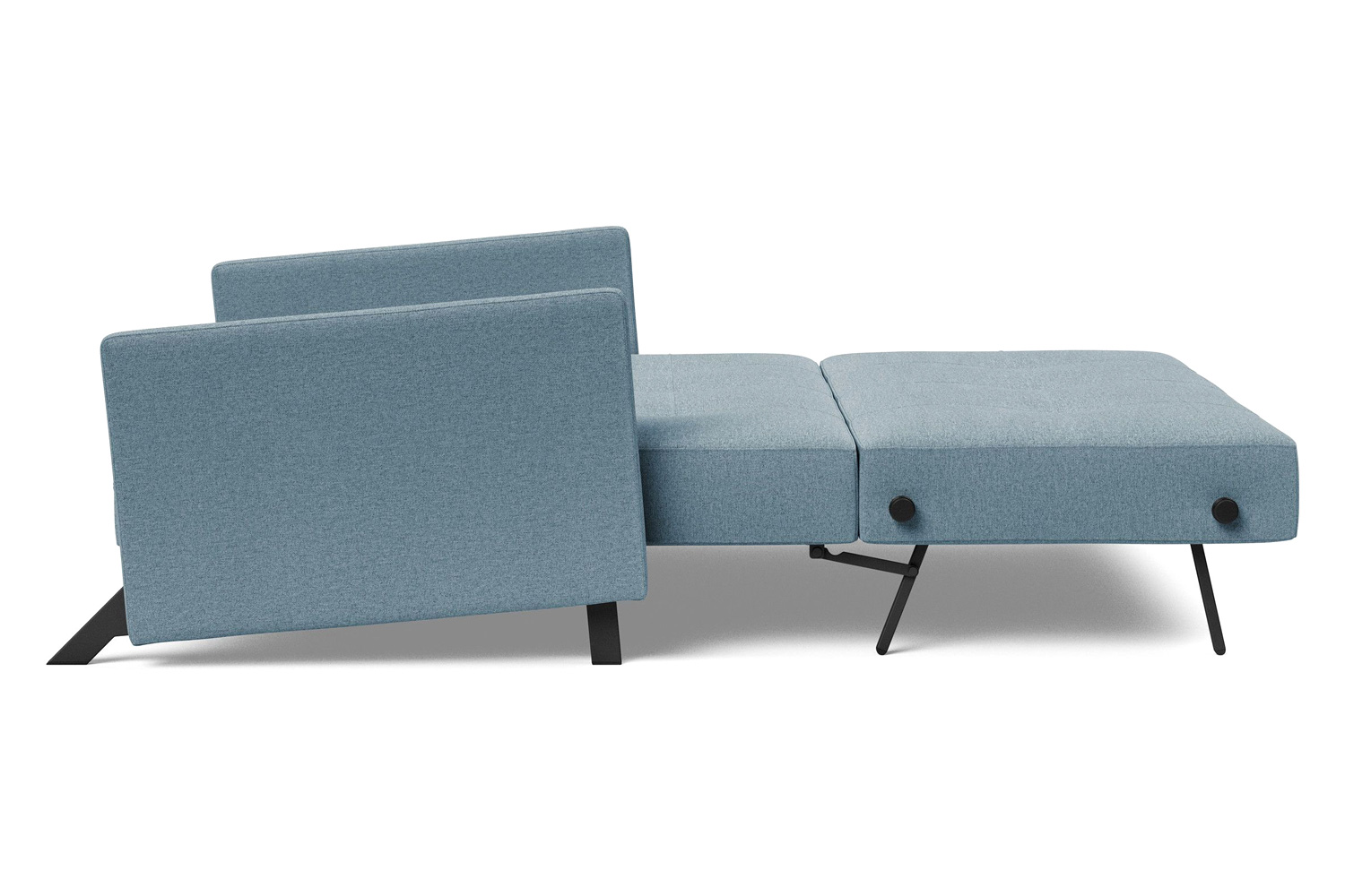 Innovation Living Cubed Full Size Sofa Bed with Arms - 558 Soft Indigo