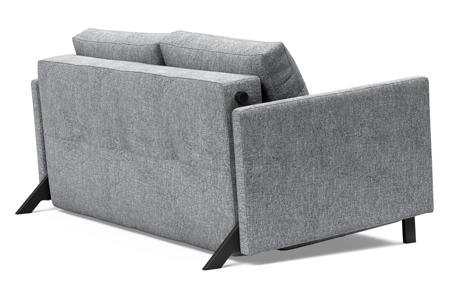 Innovation Living Cubed Full Size Sofa Bed with Arms - 565 Twist Granite