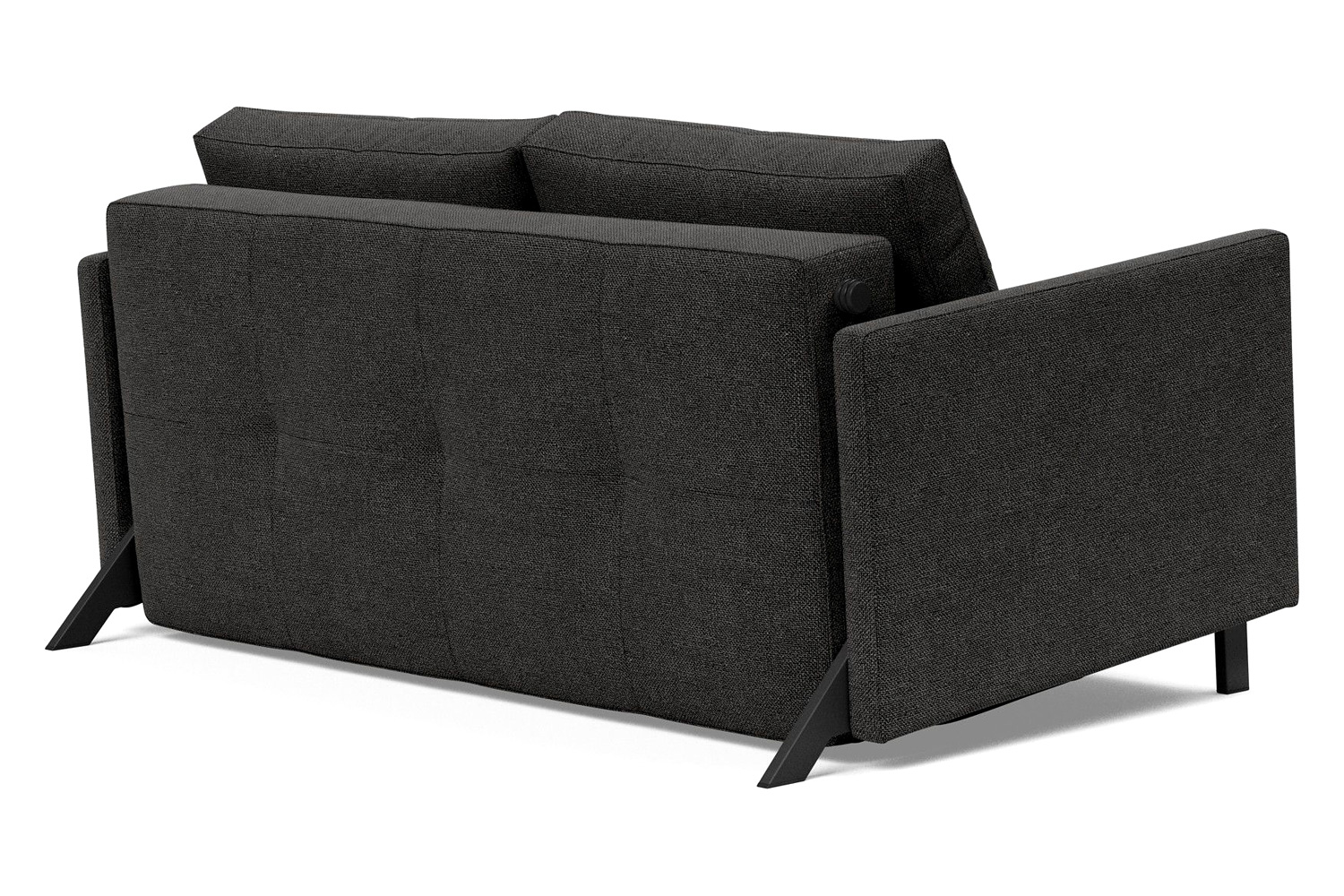 Innovation Living Cubed Full Size Sofa Bed with Arms - 577 Kenya Dark Gray