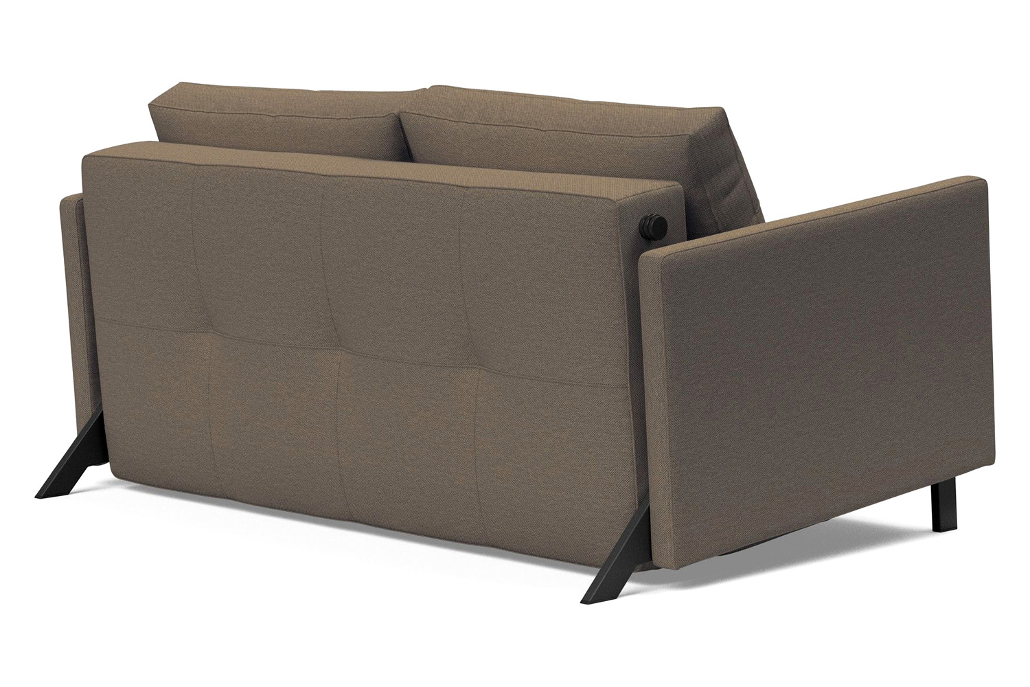 Innovation Living Cubed Full Size Sofa Bed with Arms - 585 Argus Brown