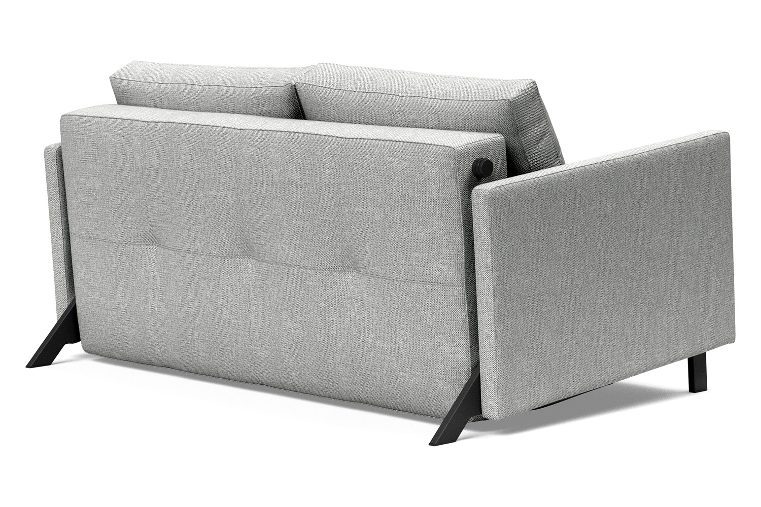 Innovation Living Cubed Full Size Sofa Bed with Arms - 590 Micro Check Gray