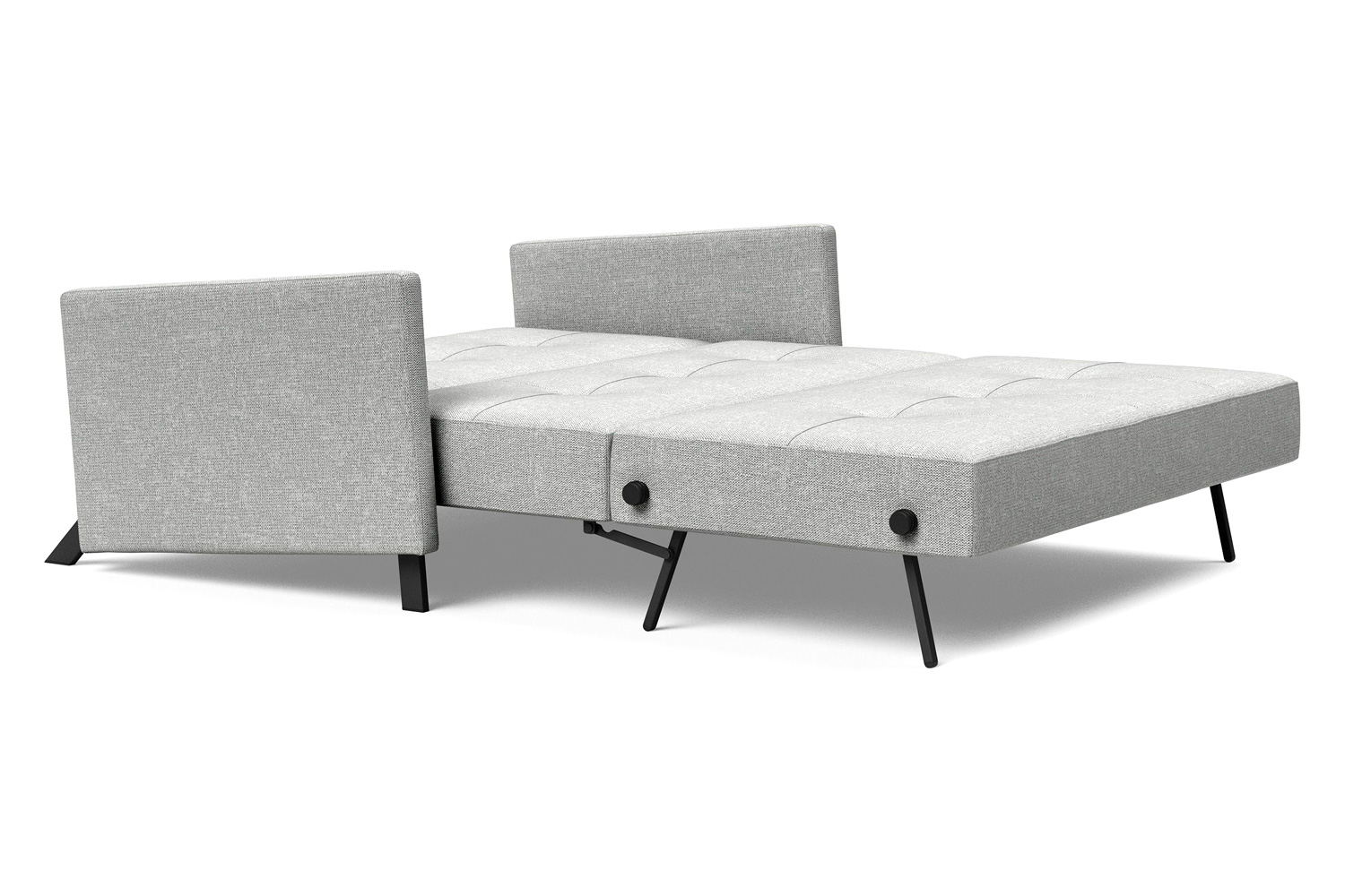 Innovation Living Cubed Full Size Sofa Bed with Arms - 590 Micro Check Gray