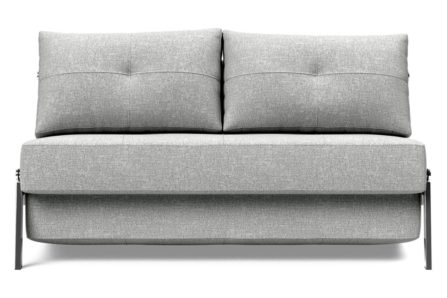 Innovation Living™ Cubed Full Size Sofa Bed with Chrome legs - 590 Micro Check Gray