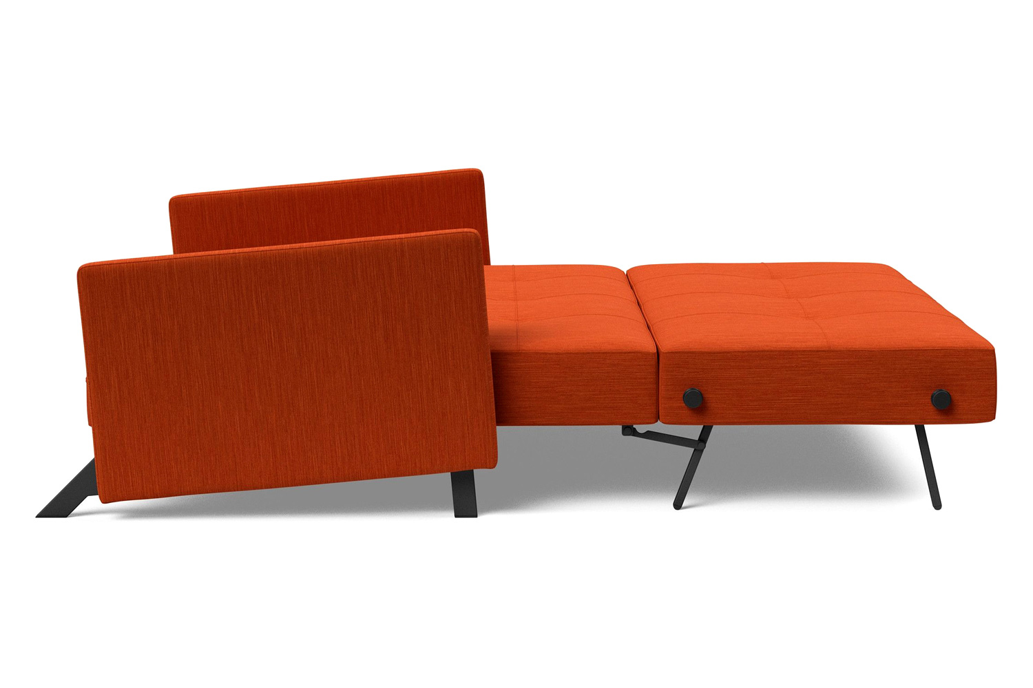 Innovation Living Cubed Queen Size Sofa Bed with Arms - 506 Elegance Paprika