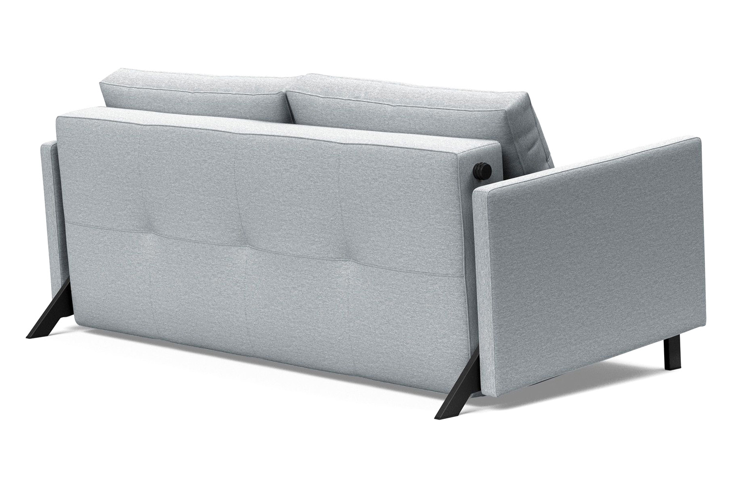 Innovation Living Cubed Queen Size Sofa Bed with Arms - 583 Argus Gray