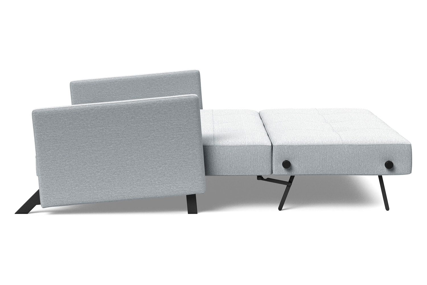 Innovation Living Cubed Queen Size Sofa Bed with Arms - 583 Argus Gray