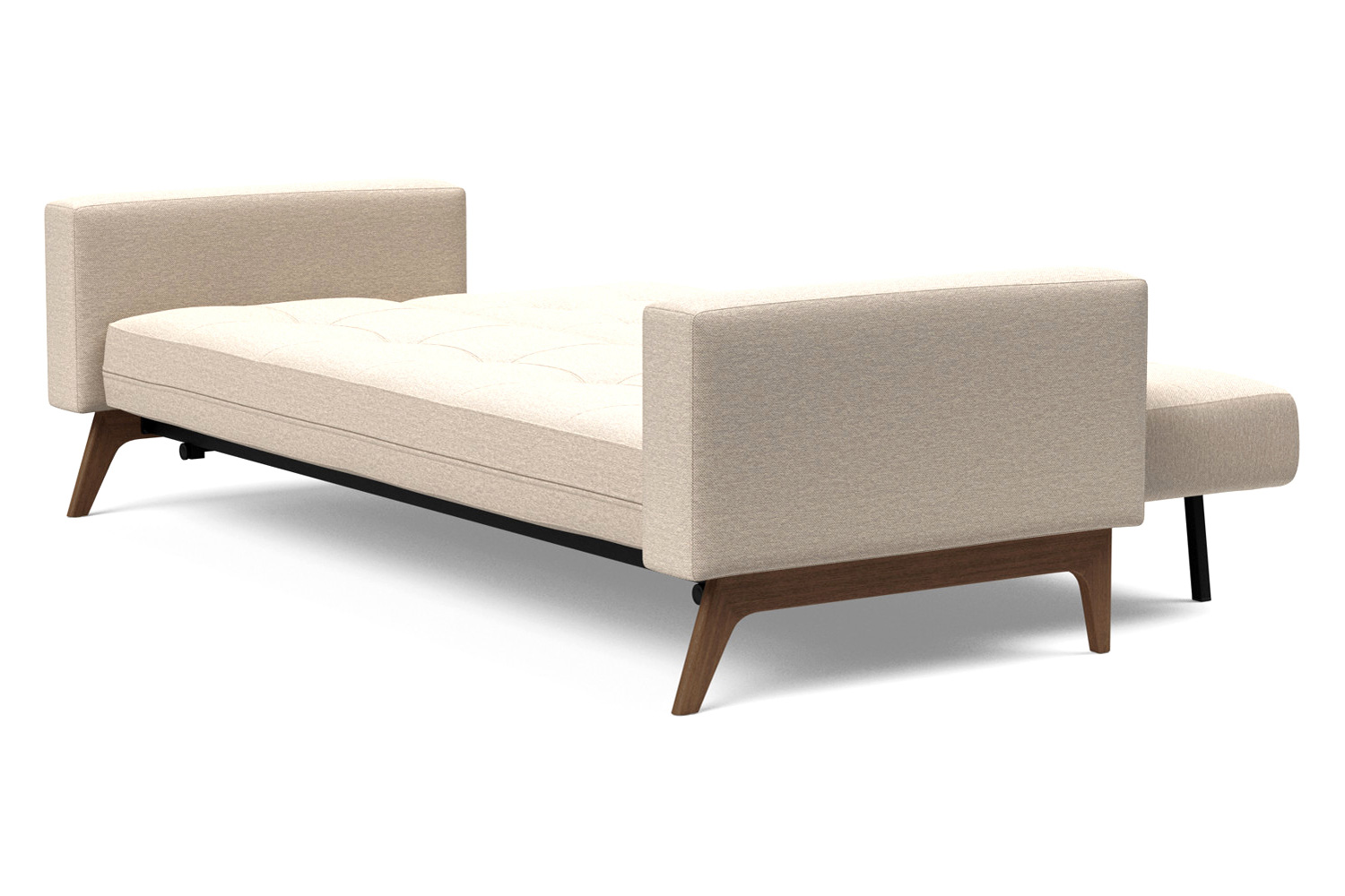 Innovation Living Cassius Quilt Dark Wood Sofa Bed - 584 Argus Natural