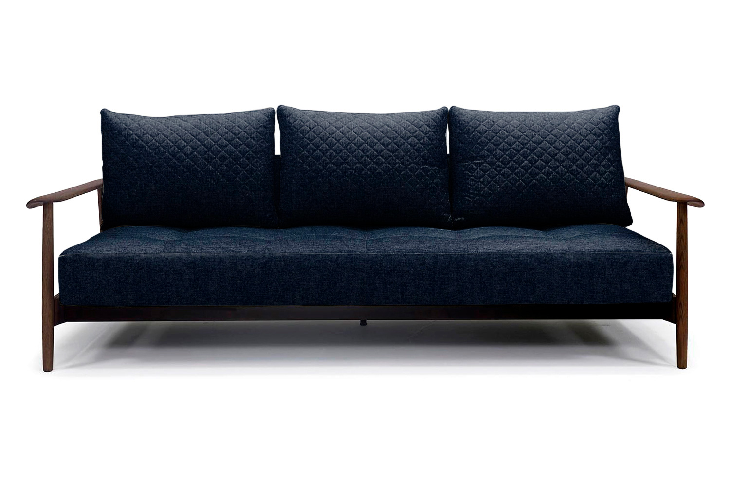 Innovation Living Caluma Sofa Bed Smoked Oak - 528 Mixed Dance Blue