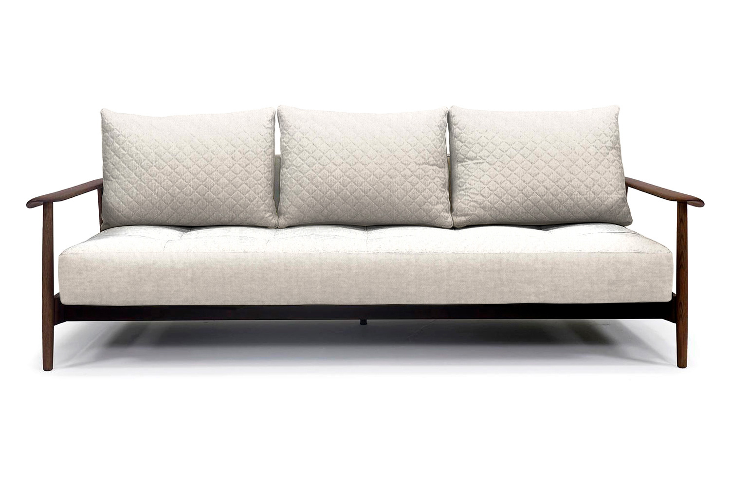 Innovation Living™ Caluma Sofa Bed Smoked Oak - 531 Bouclé Off White