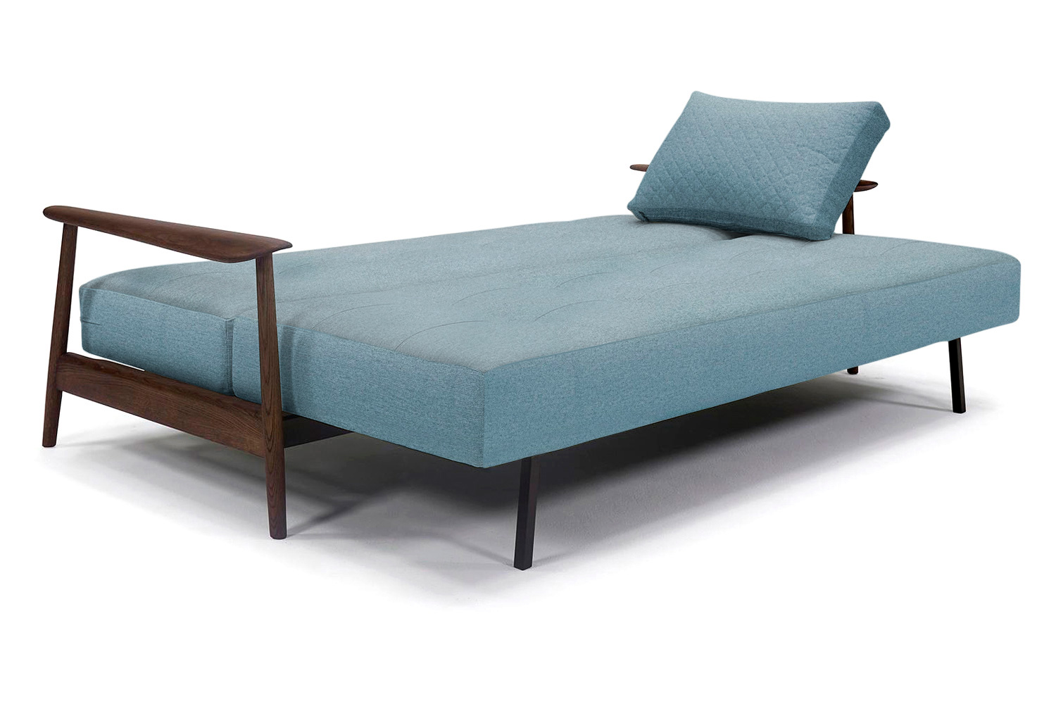 Innovation Living Caluma Sofa Bed Smoked Oak - 558 Soft Indigo