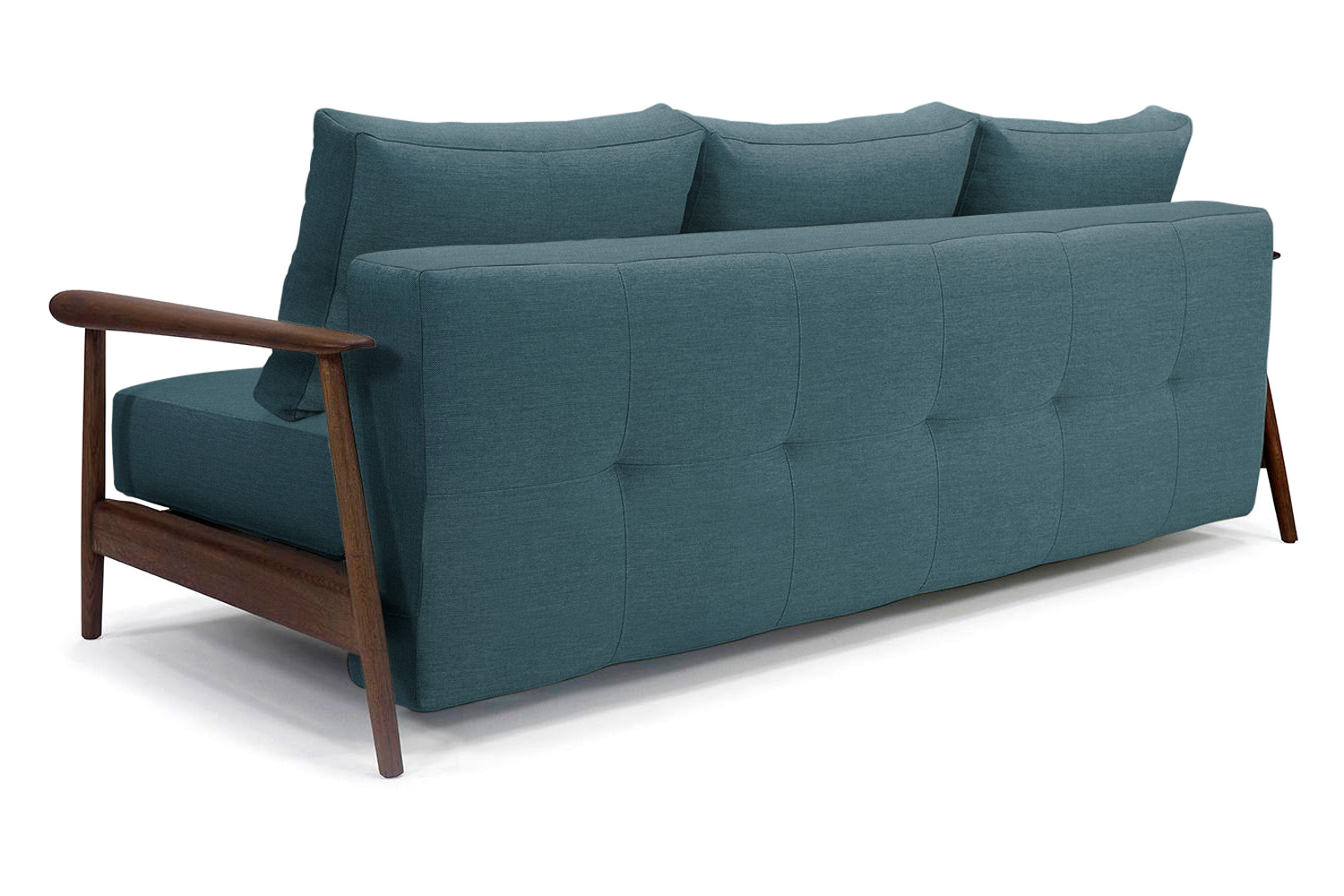 Innovation Living Caluma Sofa Bed Smoked Oak - 573 Vivus Dusty Blue