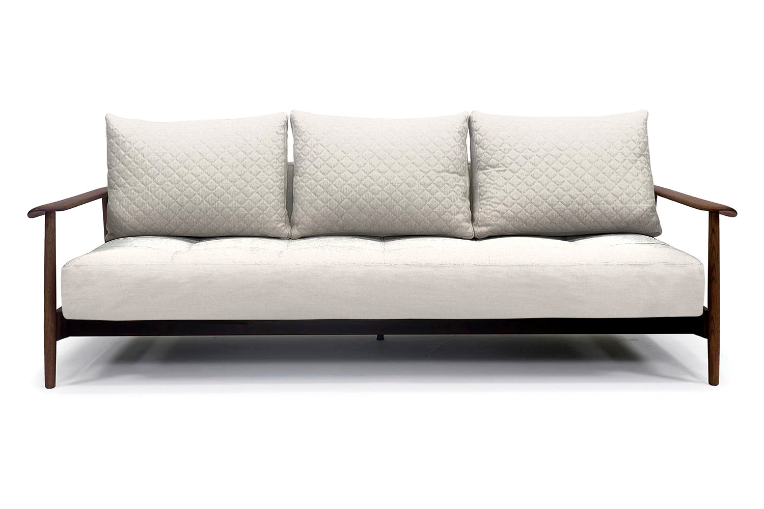 Innovation Living Caluma Sofa Bed Smoked Oak - 574 Vivus Dusty Off White