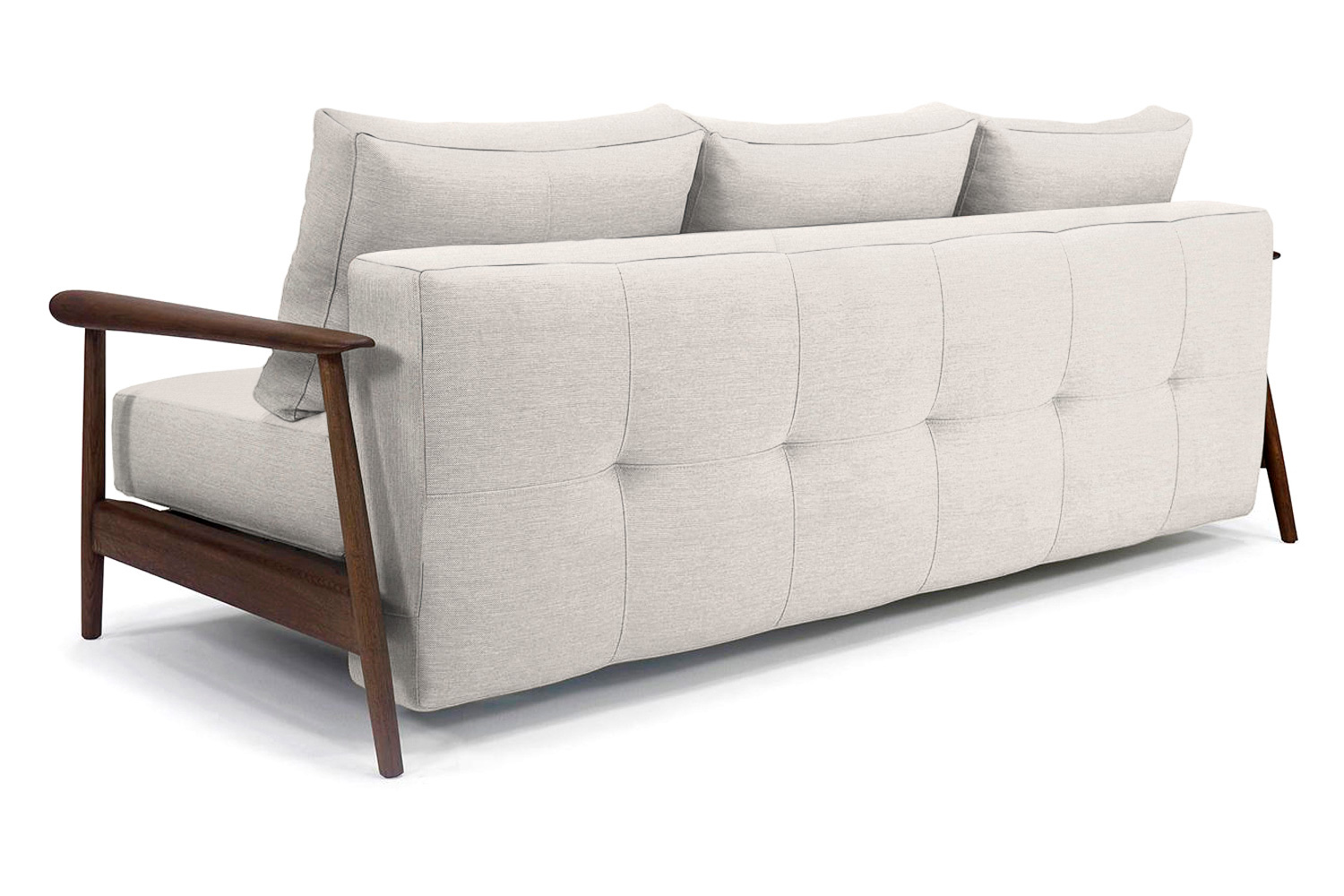 Innovation Living Caluma Sofa Bed Smoked Oak - 574 Vivus Dusty Off White