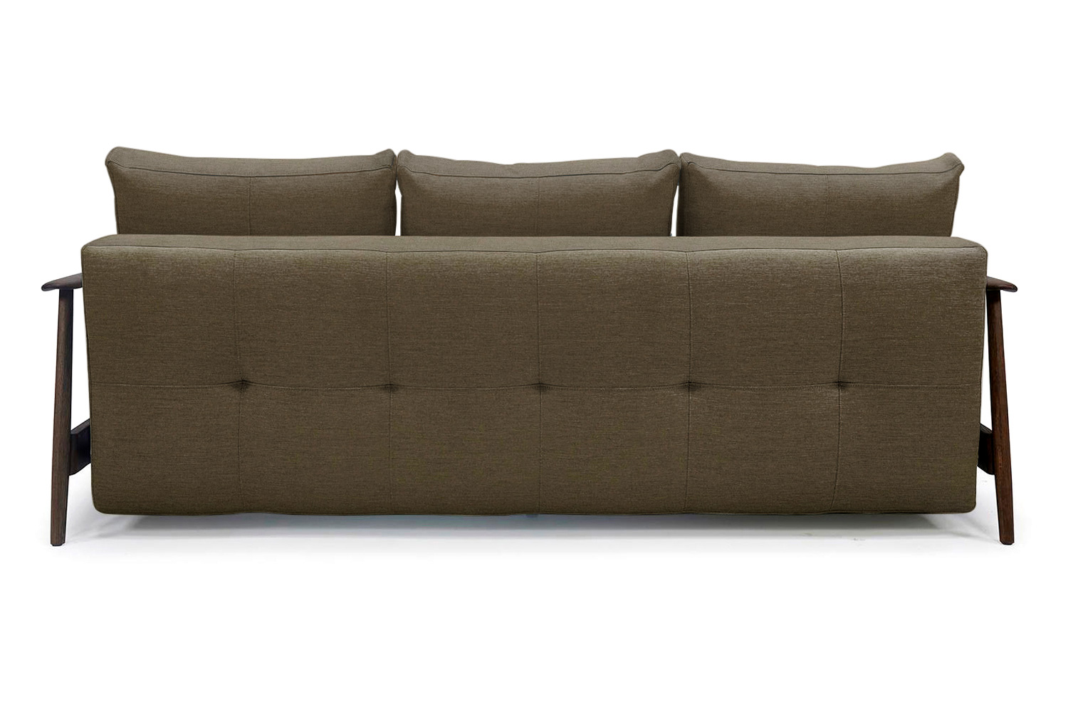 Innovation Living Caluma Sofa Bed Smoked Oak - 575 Vivus Dusty Olive