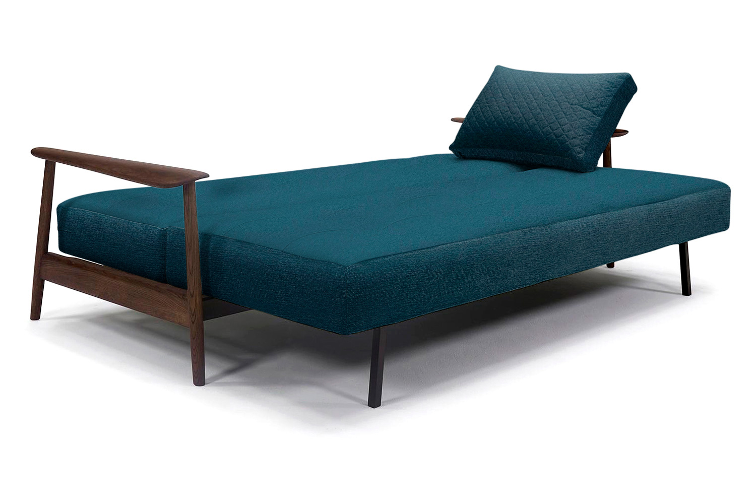 Innovation Living Caluma Sofa Bed Smoked Oak - 580 Argus Navy Blue