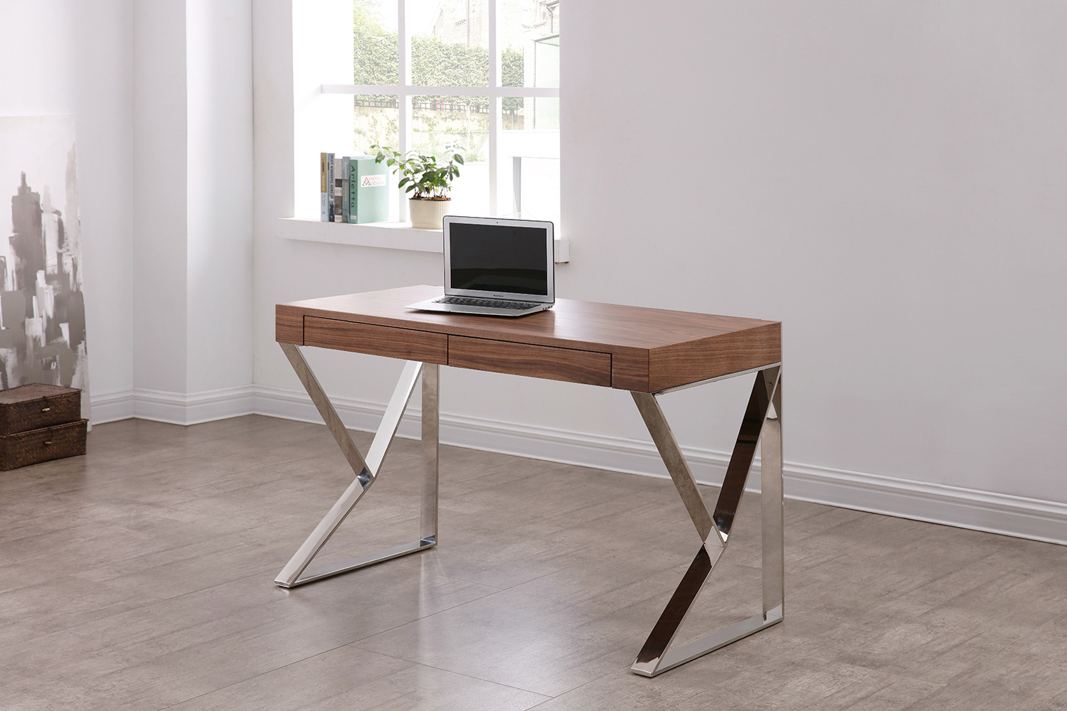 J&M Noho Desk - Walnut