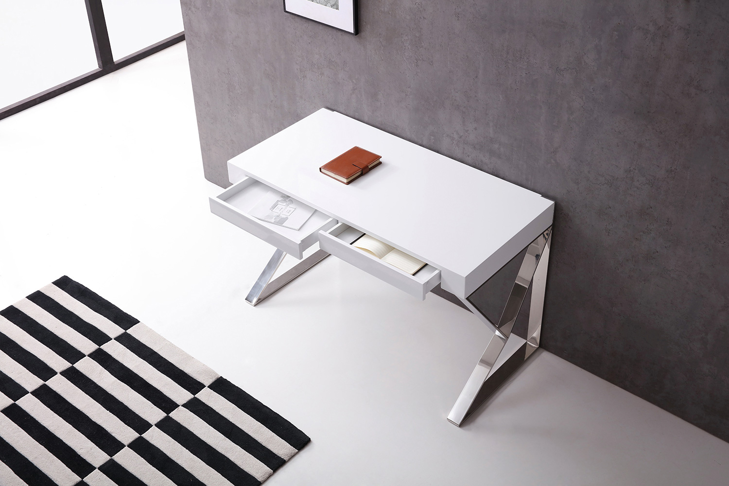 J&M Noho Desk - White