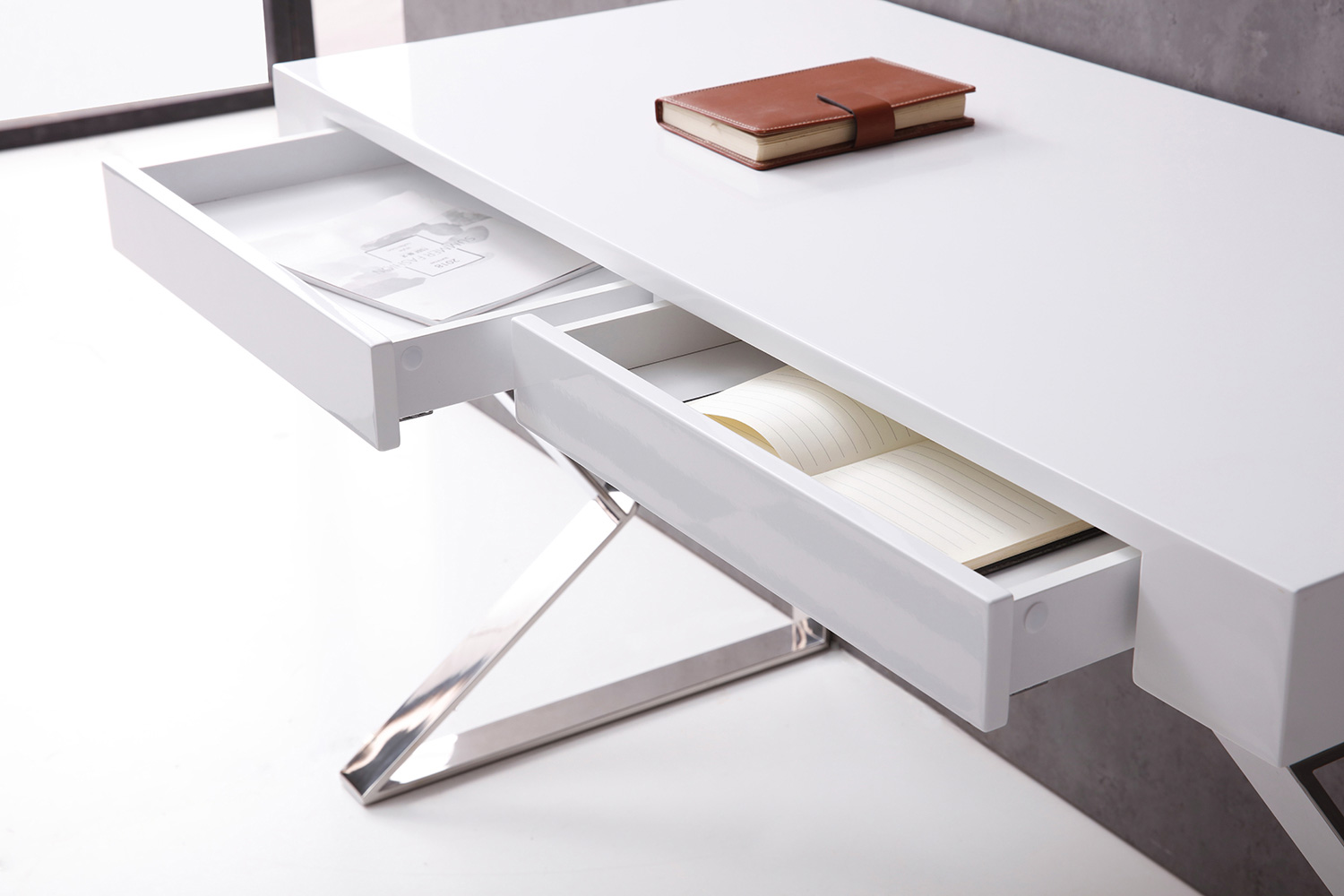 J&M Noho Desk - White