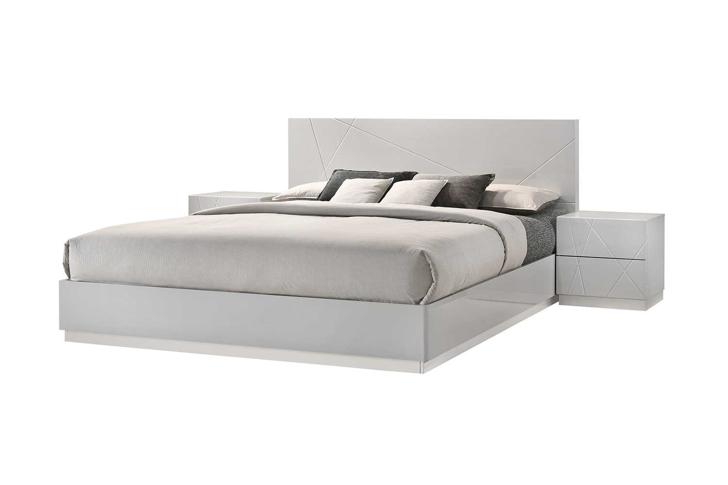 J&M Naples Full Bed - Gray