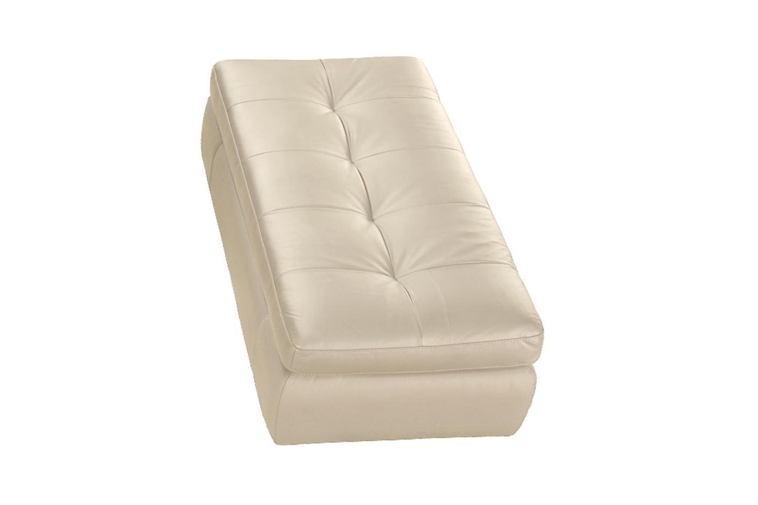 J&M - 397 Italian Leather Ottoman