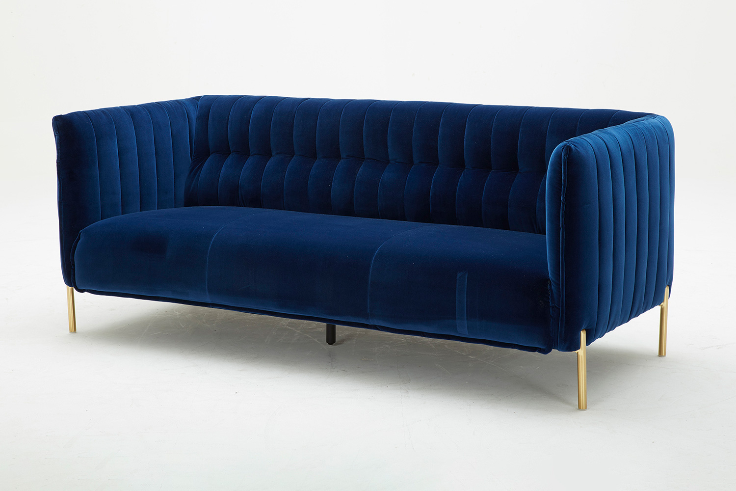 J&M Deco Sofa - Blue, Fabric