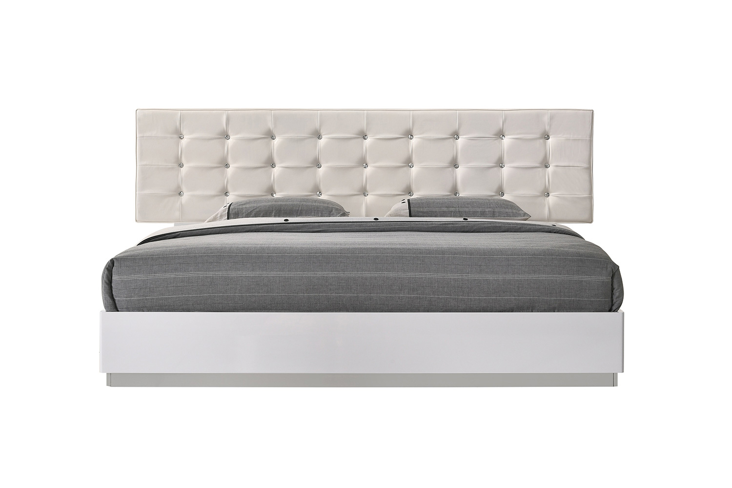 J&M Verona King Size Bed - White