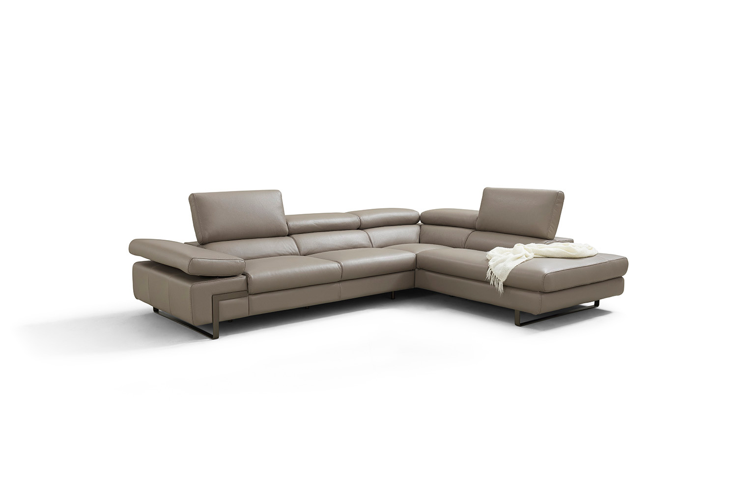 J&M I716 Sectional - Right Hand Facing Chaise, Taupe